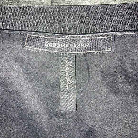 BCBG Sheryl Faux Leather mini skirt - Picture 2 of 3